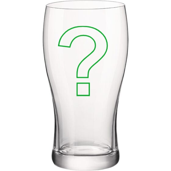 Mystery Irish Beer Pint Glass