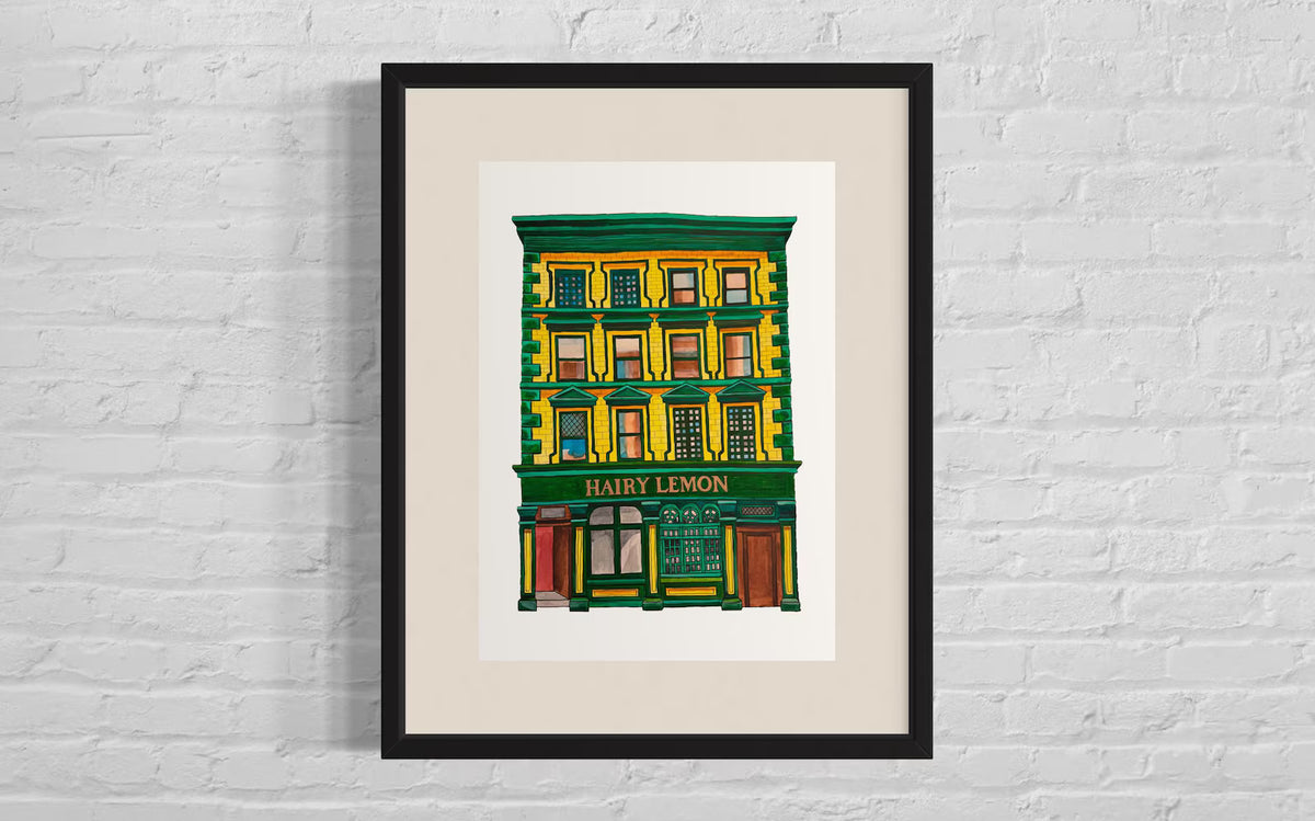 The Hairy Lemon Print - Eva Kavanagh Artist